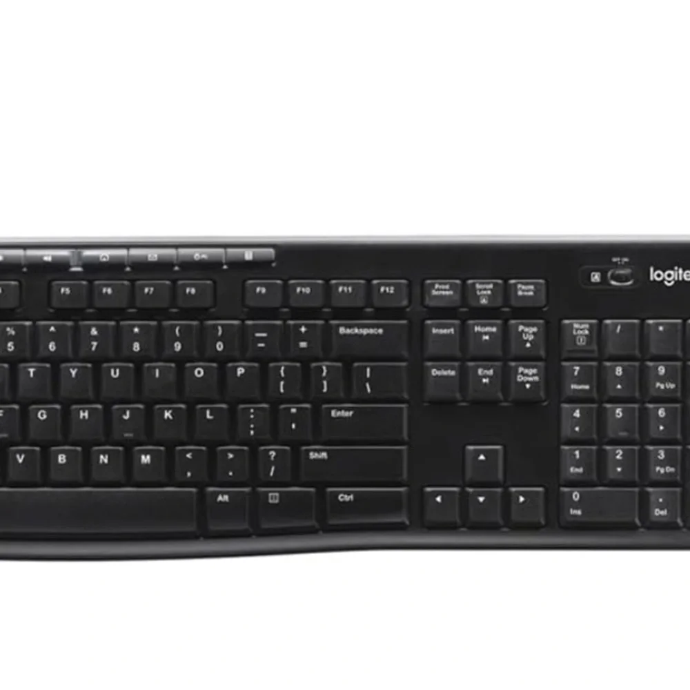 Logitech Black Wireless Keyboard and Mouse Combo